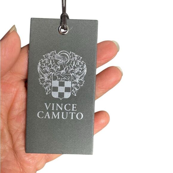 Floral Wrap Dress in Navy by Vince Camuto NEW ! V neck 1/2 sleeves - Picture 8 of 8